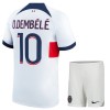 Officiële Voetbalshirt + Korte Broek Paris Saint-Germain Dembele 10 Uit 2023-24 - Kids